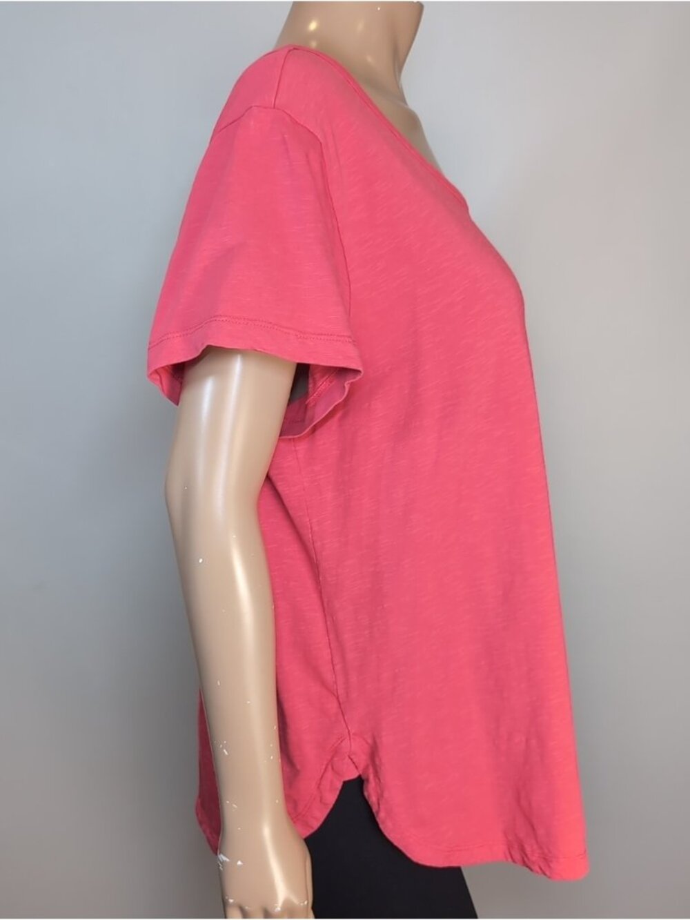Orientique Naturally Australian Organic Cotton Short Sleeve Tee Coral Pink Large - Picture 7 of 10